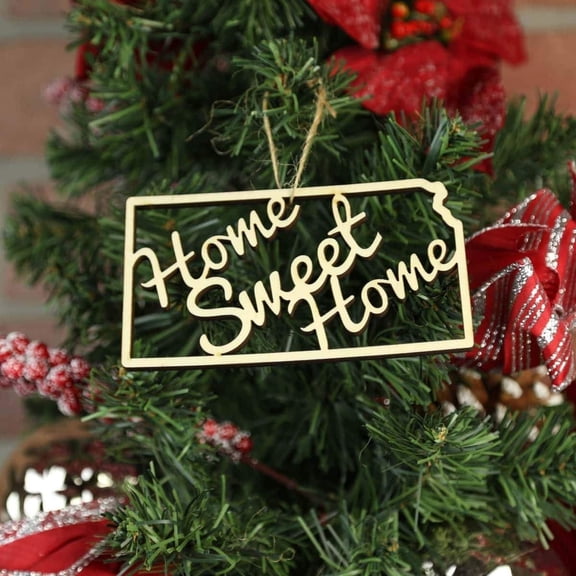 Kansas Home Sweet Home Ornaments