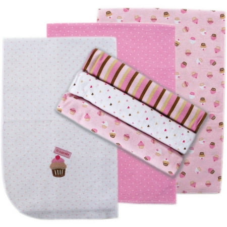 Royal Blue Receiving Blanket - Luvable Friends Baby Boy and Girl Flannel Receiving Blanket, 6 Pack