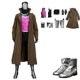 thumbnail image 2 of Disfraz de Cosplay de Gambit de Dizfraz para Halloween, conjunto completo de chaqueta y pantalón de Anime X, 2 of 5