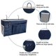 thumbnail image 5 of ZHAOCHENG Organizador de almacenamiento colgante para mesita de noche, para dormitorio, azul marino, 5 of 5
