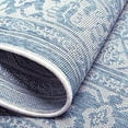 thumbnail image 2 of Nicole Miller New York Patio Country Dahlia Transitional Medallion Indoor/Outdoor Area Rug, Blue/Grey, 5'2"x7'2", 2 of 6