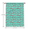 thumbnail image 6 of Christmas Bags Drawstring,Turquoise Christmas Gnome Pattern Large Xmas Christmas Gift Bags,Reusable for Xmas and New Year Party Favors and Supplies,27.6" X 19.7", 6 of 6