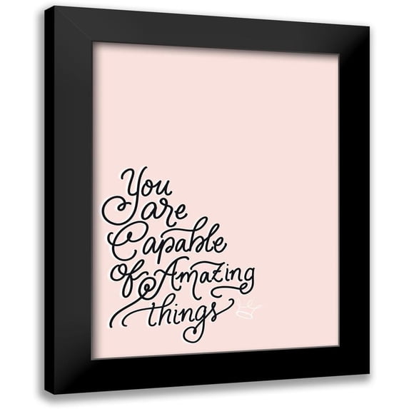 Batista, Dee 12x14 Black Modern Framed Museum Art Print Titled - You Are