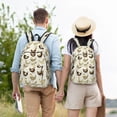 thumbnail image 5 of Daiia Chicken Cartoon Vintage Canvas Backpack for Men and Women ,Hiking Backpack,Travel Laptop Bag for School,Large Capacity Backpack, 5 of 7