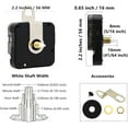 thumbnail image 2 of 16mm Quartz DIY Wall Clock Motor Kit Movement Mechanism Big Spade Clock Parts Repair Replacement Movement, 2 of 10