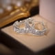 thumbnail image 2 of Vintage Cute Pareja Anillo Ajustable Mujeres Moda Joyería Set, 2 of 2