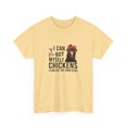 thumbnail image 3 of Unisex Heavy Cotton Tee, Funny Shirt, Chicken Shirt, 3 of 4