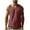 Wine, variant on Chiccall Mens Tank Tops Casual Vintage Sleeveless Crewneck Shirts Loose Lounge Athletic Gym Activewear