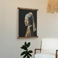 thumbnail image 3 of American Art Decor Girl with a Pearl Earring by Johannes Vermeer Tapestry Vintage Hanging Canvas Wall Art | Baroque Dutch Golden Age Painting for Living Room, Dining, Hallway, or Gallery, 3 of 9
