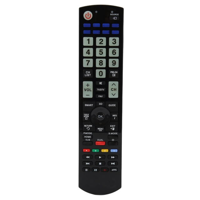 El control remoto universal es liviano, de diseño ergonómico y cómodo.