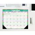 thumbnail image 3 of 2026 Willow Creek Watercolor Stripes 22" x 17" Monthly Desk Pad Calendar (57292), 3 of 5