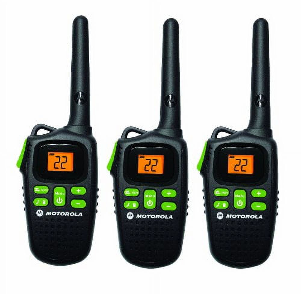 Motorola MD200TPR FRS Two-Way, 20 Mile Radio Triple Pack (Black)