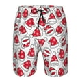 thumbnail image 3 of Logiee Christmas Hat Print Mens Swim Trunks Quick Dry Board Shorts,Breathable Hawaii Beach Shorts Swimwear Bathing Suits-Small, 3 of 6