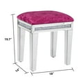 thumbnail image 2 of SHYFOY Modern Upholstered Vanity Stool Makeup Chair  Soft Padded Seat for Vanity Table, Bedroom or Bathroom, 2 of 7