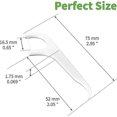thumbnail image 5 of Floss Sticks Dental 100pcs, Triple Clean Advanced Clean Dental Floss Stick, Easy And Simple To Use Tooth Floss Picks, Keeps Your Mouth Fresh And Clean, 5 of 5