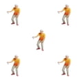 thumbnail image 1 of Wweixi 1/87 Diorama Graffiti Figure Characters Resin People Train Layout boy orange 5Set, 1 of 6