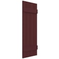 thumbnail image 4 of 14"W x 51"H Mid-America Vinyl, Standard Size Four Board Joined Shutters, w/Installation Shutter-Lok's & Matching Screws, 167 - Bordeaux, 4 of 13