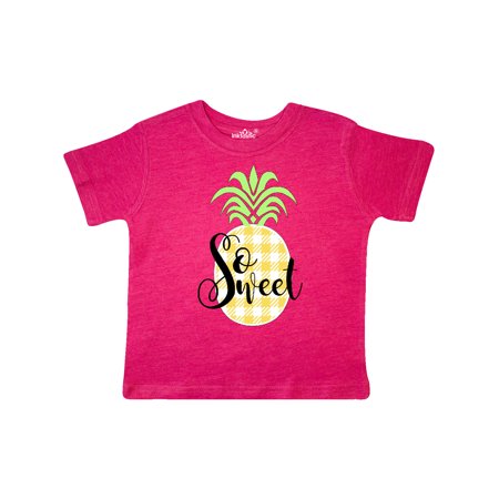 

Inktastic So Sweet-Plaid Pineapple Gift Toddler Boy or Toddler Girl T-Shirt