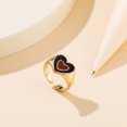 thumbnail image 4 of Bangcool Anneau Ouvert Coeur Réglable Mode Simple Anneau Bohème Anneau Anneau Articulation pour les Femmes, 4 of 8