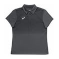 thumbnail image 1 of ASICS Polo Hexagonal pour Femmes, Gris, Moyen, 1 of 1