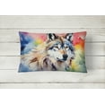 thumbnail image 4 of Carolines Treasures DAC3009PW1216 3 x 16 x 12 in. Unisex Wolves Wolf Throw Pillow, 4 of 4