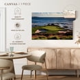 thumbnail image 5 of Elephant Stock California Coastline Golf Course Wall Art - Horizontal Canvas Wall Art - Living Room Wall Decor - Sports Canvas - Brown And Beige Decor - 30" x 20", 5 of 8