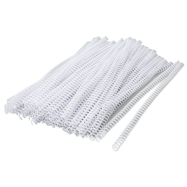 Bobinas De Unión En Espiral, 8 Mm De Diámetro 48 Bucles, 4:1 Capacidad De 40 Hojas, Espinas De Plástico De Papel A4, Con Función De Rotación De 360 grados, Para Papel