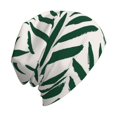 thumbnail image 6 of Gaeub Palm Branch With Leaves Print Beanie Hats for Men Women,Winter Caps,Knit Cuffed Beanie,Cuffed Cap,Great for Winter Activities, 6 of 7