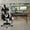 Black, variant on BizChair Black Gaming Desk and Gray/Black Reclining Gaming Chair Set with Cup Holder, Headphone Hook & 2 Wire Management Holes