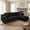 Black, variant on Hommidika 106" Boneless Couch for Living Room,L-Shaped Cloud Modular Sectional Sofa with Deep Seat No Assembly Required(Black,Left Facing Chaise)