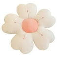 thumbnail image 2 of sunsanly Throw Pillow Wear Resistant Washable Non-Fading Aesthetic Flower Shaped Floor Pillow Decorative Cushion Sofa Couch Decor, 2 of 7