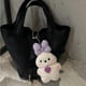 thumbnail image 1 of LLavero de felpa Kawaii Sanrio Pochacco, muñeco de dibujos animados, llavero de perro piloto, colgante de mochila de coche, regalo de Navidad para pareja de niños, 1 of 4
