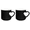 (2Pcs, Black, C) Mug#9, variant on Heart-Shaped Color Changing Magic Ceramic Mug, Magic Reveal of Surprise Design with Hot Drink, Hidden Graphic or Text Coffee Cup, Gift for Valentine‘s Day (1Pc, B)