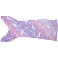 thumbnail image 1 of Manta de cola de sirena: Manta de cola de sirena con estampado de unicornio que brilla en la oscuridad para niños. Saco de dormir de felpa suave y portátil para niñas que viajan y duermen., 1 of 7