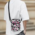 thumbnail image 3 of FUIALDOLG Crossbody Purse for Travel, Portable Leakproof Crossbody Bag for Women Cartoon Monster Hearts Crossbody Bags, 3 of 7