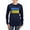 Navy, variant on CafePress - Ukraine Flag Long Sleeve T Shirt - Women's Long Sleeve Graphic Tee Casual Fit