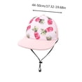 thumbnail image 3 of Pompotops Kids Trucker Hat With Chin Strap Basketball Lightweight Toddler Boys Girls Caps Sun Protection Hats, 3 of 6