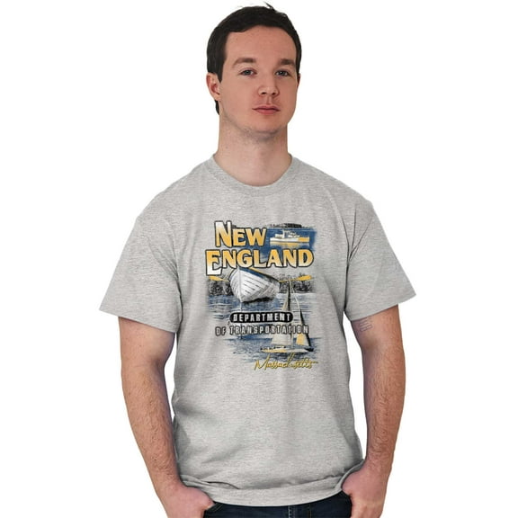Massachusetts Dept of Transportation Men's Graphic T Shirt Tees Brisco Brands S