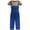 Costume Set A, variant on Funny Cartoon Blue Overalls and Short Sleeve T Shirt Cosplay Costume Set Striped Jumpsuit for Halloween Dress Up