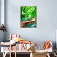 thumbnail image 4 of Cuadros Decorativos 5D bosque puente mosaico diamante pintura dibujo completo redondo taladro DIY arte artesanía Ehuebsd Nuevos Originales, 4 of 5