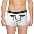 thumbnail image 4 of Ropa interior de hombre de seda de leche con cara de Roblox, divertida y creativa, calzoncillos tipo bóxer para hombre, bragas para hombre, calzoncillos tipo bóxer cortos, 4 of 4