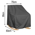 thumbnail image 3 of Mosiee Outdoor Garden Waterproof Rocking Chair Cover Anti-Dirty Furniture Stool Cover, 3 of 9