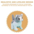 thumbnail image 5 of CSSAD Lunafex Robot Cat, Nicoo - My Realistic Robot Kitten, Nico My Realistic Robot Pet, Electronic Interactive Stuffed Cat - Walking, Barking, Tail Wagging, Lunafex Toby Robot Cat for Kids (Gray), 5 of 6