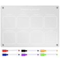 thumbnail image 1 of 1 Set Acrylic Refrigerator Calendar Erasable Monthly Planner Board Reusable Dry Erase Board with Markers, 1 of 3