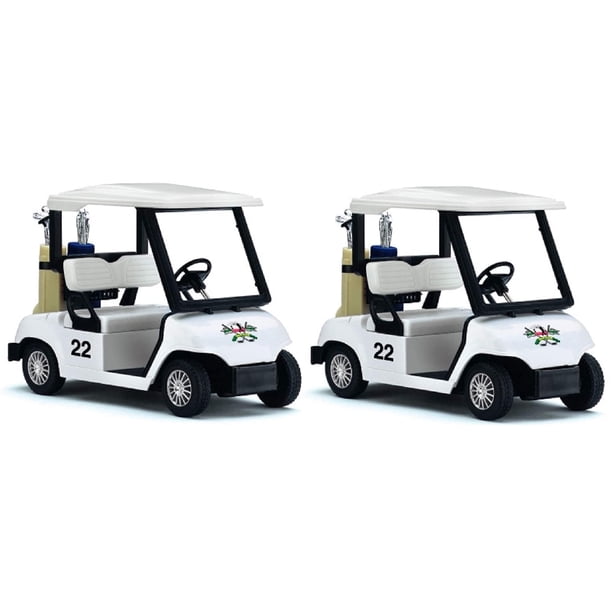 Carrito de golf de juguete KinsFun de metal fundido a presión con acción retráctil de 11 cm KinsFun KiNSFUN