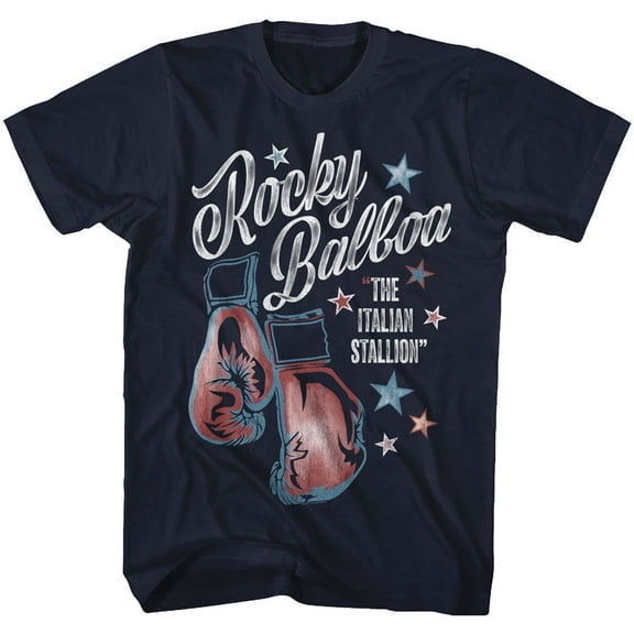 Rocky Rbstallion Navy Adult T-Shirt 2Xlt