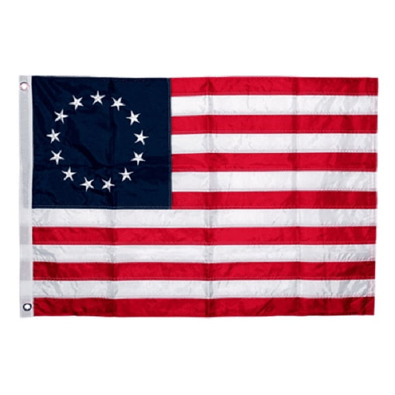 3x5 Embroidered Betsy Ross USA 200D Sewn Nylon Flag 5x3 Flag Banner (B4L)