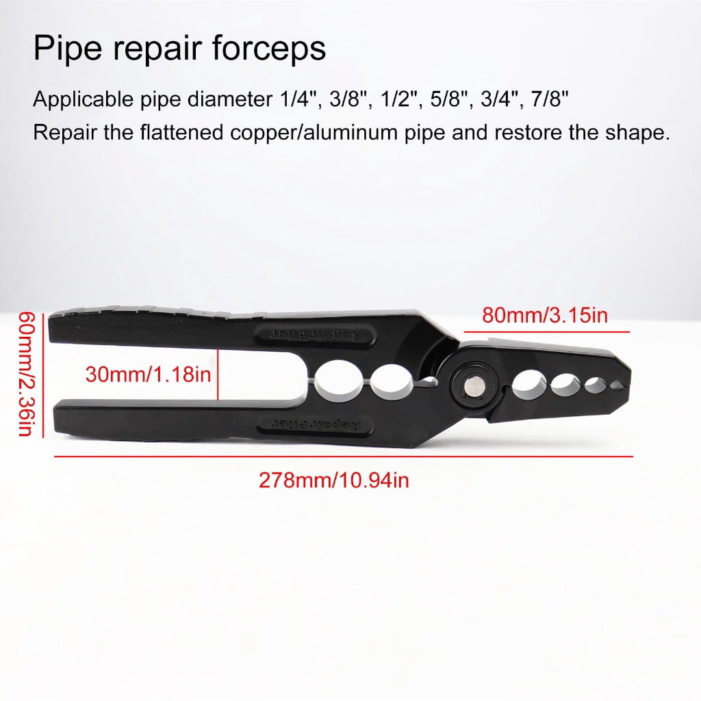JZROCKER Ergonomic Coppers Pipe Rounder Pliers Functional Coppers Pipe Rounder Pliers Crafted For HVAC And Craft Enthusiasts