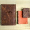 Genuine Custom Leather Spiral Sketch Book Notebook