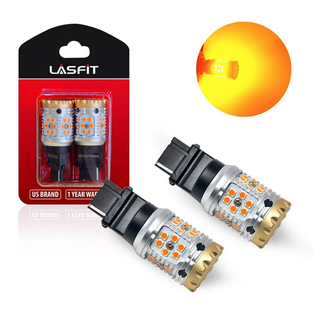 Lasfit 3156 3056 P27W LED Bulbs for Turn Signal Light Blinker Bulbs